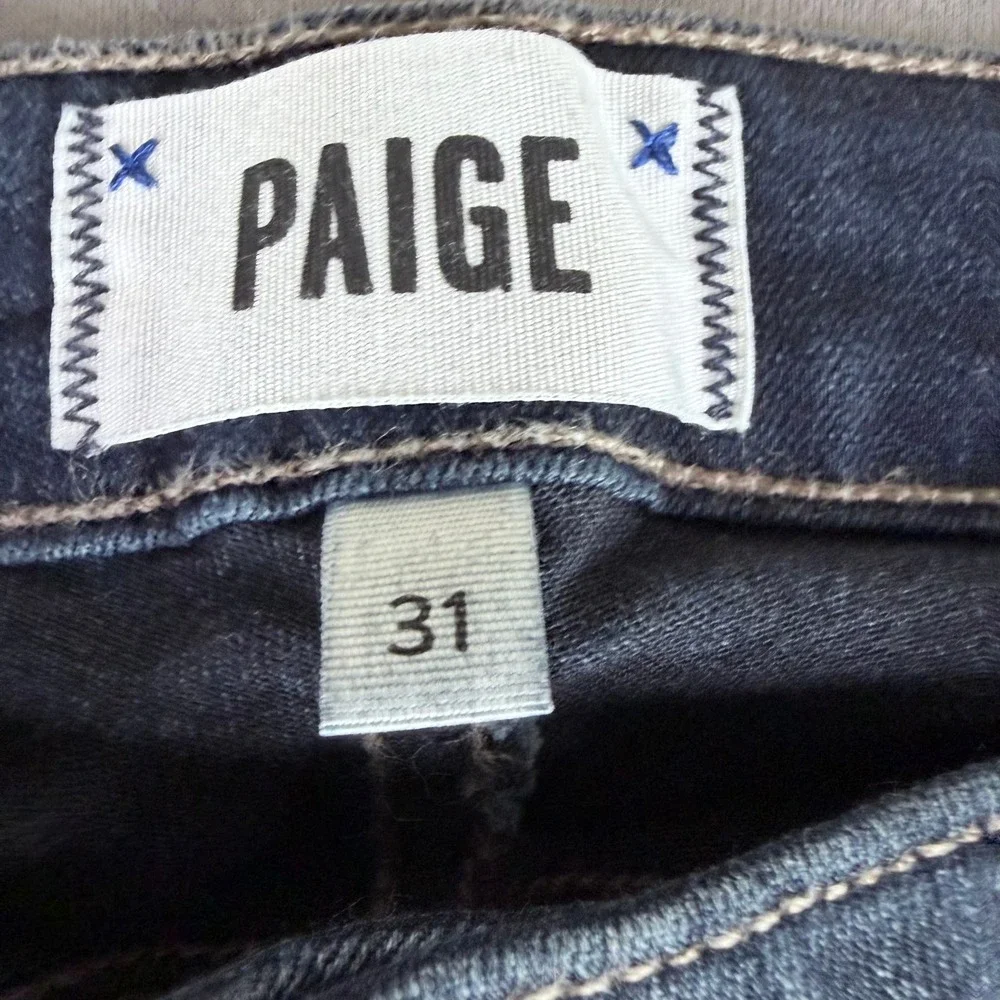 PAIGE Hoxton Ultra Skinny Women 31 Blue Mona High Rise Stretch Denim Jeans‎